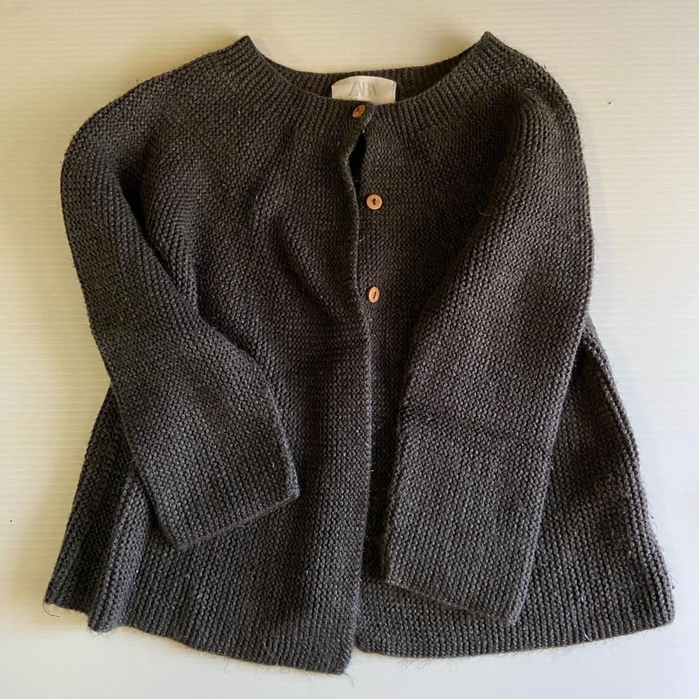Girls Zara 3-button Sweater